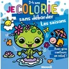 Image de Je colorie sans déborder (2-4 ans) - Les saisons (Grenouille et escargot) T75 - Avec gros contours en relief ! - Nadine Piette - Hemma - broché - Livre-jeu