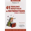 Image de 41 problèmes redoutables de mathématiques corrigés et commentés - Objectif prépa - Terminale S - Gérard Hamon - Ellipses - broché - Scolaire / Universitaire broché