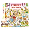 Image de L'histoire de la cuisine du mammouth à la pizza - Stéphane Frattini - Milan Eds - cartonné - Document jeunesse dès 3 ans