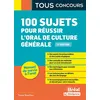 Image de 100 sujets pour réussir l'oral de culture générale - Tania Sanchez - Bréal - broché - Scolaire / Universitaire broché