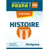 Image de Citations Histoire Les citations à connaitre pour faire la différence - Bertrand Dauchelle - Studyrama Eds - broché - Scolaire / Universitaire broché