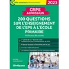 Image de CRPE   Admission   200 questions sur l'enseignement de l'EPS à l'école primaire Professeur des écoles   Concours 2023 - Michèle Guilleminot - Studyrama Eds - broché - Scolaire / Universitaire broché
