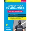 Image de Sous-officier de gendarmerie   Sujets types inédits (Catégorie B   Concours 2023-2024) - Marc Dalens - Studyrama Eds - broché - Scolaire / Universitaire broché