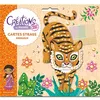 Image de Minimiki - Cartes strass animaux - Créations du monde - + 450 strass + 5 c - Julie Camel - Play Bac Eds - Document jeunesse