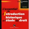 Image de L'essentiel de l'introduction historique à l'étude du droit - Aude Mory - Gualino Eds - broché - Scolaire / Universitaire broché