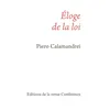 Image de Éloge de la loi - Piero Calamandrei - Conference - broché - Etude broché