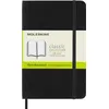Image de Carnet classique format de poche Moleskine A pages blanches Couverture souple Noir