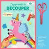 Image de J'apprends à découper - Les licornes + ciseaux - Collectif - Le Ballon Eds - Boîte ou accessoire - Jeux livres objets