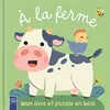 Image de À la ferme - Mon livre et puzzle en bois - Collectif - Tam-Tam - cartonné - Jeux livres objets cartonné