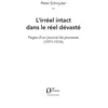 Image de L'irréel intact dans le réel dévasté Pages d'un journal de jeunesse - (1971-1974) - Peter Schnyder - Orizons - broché - Essai