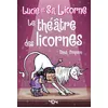 Image de Lucie et sa licorne - Le théâtre des licornes - Dana Simpson - 404 Editions - broché - Bande dessinée jeunesse