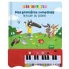 Image de Mon livre piano p'tit loup - mes 1eres comptines - Orianne Lallemand - Auzou Philippe Eds - cartonné - Comptine, chant cartonné