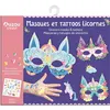 Image de Ma pochette d'artiste - masques et tattoos licornes - 4 masques + 20 tattoos - Ophélie Ortal - Auzou Philippe Eds - Jeux livres objets (donnée non spécifiée)