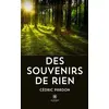 Image de Des souvenirs de rien - Cédric Pardon - Le Lys Bleu - broché - Roman