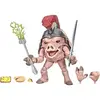 Image de Figurine Hasbro Power Rangers Lightning Collection Mighty Morphin Pudgy Beige 15 cm 5010993836437
