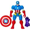 Image de Figurine Hasbro Marvel Mix Mashers Captain America Bleu 12 cm 5010996247759