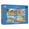 Image de Puzzle 4 x 500 piÃ¨ces : J'aimerais que tu sois ici