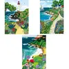 Image de Puzzles 3 x 500 pièces : L'APPEL DE LA CÔTE Gibsons-G5501