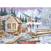 Image de Puzzle 1000 piÃ¨ces : L'hiver Ã  la cabane