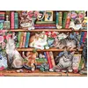 Image de Puzzle 1000 pièces : Le Chat de retour dans les livres Gibsons-G6404