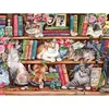 Image de Puzzle 1000 piÃ¨ces : Le Chat de retour dans les livres