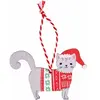 Image de Décoration de noël chat Rex London Gris 6,5x9,5x0,3 cm 29442