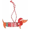 Image de Décoration de noël chien Rex London Marron 4,5x10x0,3 cm 29444