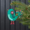 Image de Décoration de noël oiseau en bois Rex London Vert 11,4x0,4x21,5 cm 29917