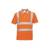 Image de Polos manches courtes polo manches courtes orange tm m 100 - 200 g polyester orange polo 0 1 pièce(s) classe 2 - portwest