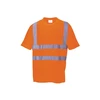 Image de Tee-shirts manches courtes tee-shirt manches courtes orange txl xl 100 - 200 g polyester orange t-shirt 0 1 pièce(s) classe 2 - portwest
