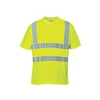 Image de Tee-shirts manches courtes tee-shirt manches courtes jaune t2xl 2xl 100 - 200 g polyester jaune t-shirt 0 1 pièce(s) classe 2 - portwest