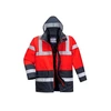 Image de Parka bicolore parka bicolore rouge/marine ts 200 - 300 g entre 4 et 6 s polyester parka 1 pièce(s) classe 3 bleu, rouge - portwest
