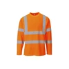 Image de Tee-shirts manches longues tee-shirt manches longues orange tl l 100 - 200 g polyester orange t-shirt 0 1 pièce(s) classe 3 - portwest