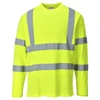 Image de Tee-shirts manches longues tee-shirt manches longues jaune t3xl 3xl 100 - 200 g polyester jaune t-shirt 0 1 pièce(s) classe 3 - portwest