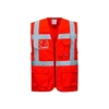 Image de Gilets baudriers executive-berlin gilet executive-berlin rouge txl gilet xl 100 - 200 g polyester 7 et plus rouge 1 pièce(s) classe 2 - portwest