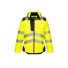 Image de Parka hv t400 entre 4 et 6 s 100 - 200 g parka polyester, polyuréthane 1 pièce(s) parka hv pw3 jaune/noir ts jaune, noir classe 3 - portwest