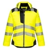 Image de Parka hv t400 entre 4 et 6 xl 100 - 200 g parka polyester, polyuréthane 1 pièce(s) parka hv pw3 jaune/noir txl jaune, noir classe 3 - portwest