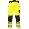 Image de Pantalon pw3 hivis work 300 - 400 g 7 et plus pantalon 56 polyester / coton 1 pièce(s) pantalon pw3 hivis work jaune/noir t56 jaune, noir classe 2 - p