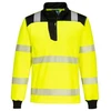 Image de Sweat zippé hv pw3 200 - 300 g 2xl entre 1 et 3 polyester / coton sweat 1 pièce(s) sweat zippé hv pw3 jaune/noir t2xl jaune, noir classe 3 - portwest
