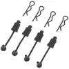 Image de AR390178 - Retiens Clip Carrosserie 1/8 Scale Noir (4) AR390178-ARAC3447