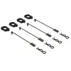 Image de Body Clip Retainers 1/5 Scale (Black 4) ARA390294