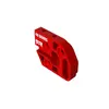 Image de Arrma Aluminum Motor Plate 49 Series Red ARA320603