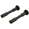 Image de Steel Steering Post 6x42mm Black (2) ARA340186