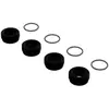 Image de Arrma - Aluminum Front Hub Nut Black Inc. O-Rings (4) ARA330775