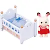 Image de Bébé Lapin chocolat et son lit   Sylvanian Families 2205