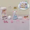 Image de Sylvanian Families 5540 : La valisette de mode et grande soeur souris marshmallow Sylvanian-5540