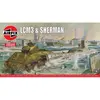 Image de Maquette de char et bateau militaire : Vintage Classics : LCM3 & Sherman Airfix-A03301V