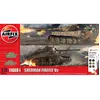 Image de Maquettes chars : Classic Conflict Tiger 1 vs Sherman Firefly Gift Set Airfix-A50186