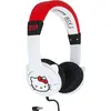 Image de Casque audio filaire pour Enfant Blanc-Rouge - Hello Kitty