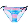 Image de Bas de bikini irisé avec liens à nouer femme Superdry Multicolore 44 G30010BQ-NV9
